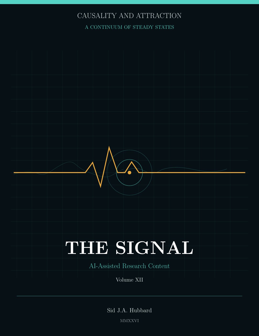 Book cover for Causality and Attraction Volume XII.
