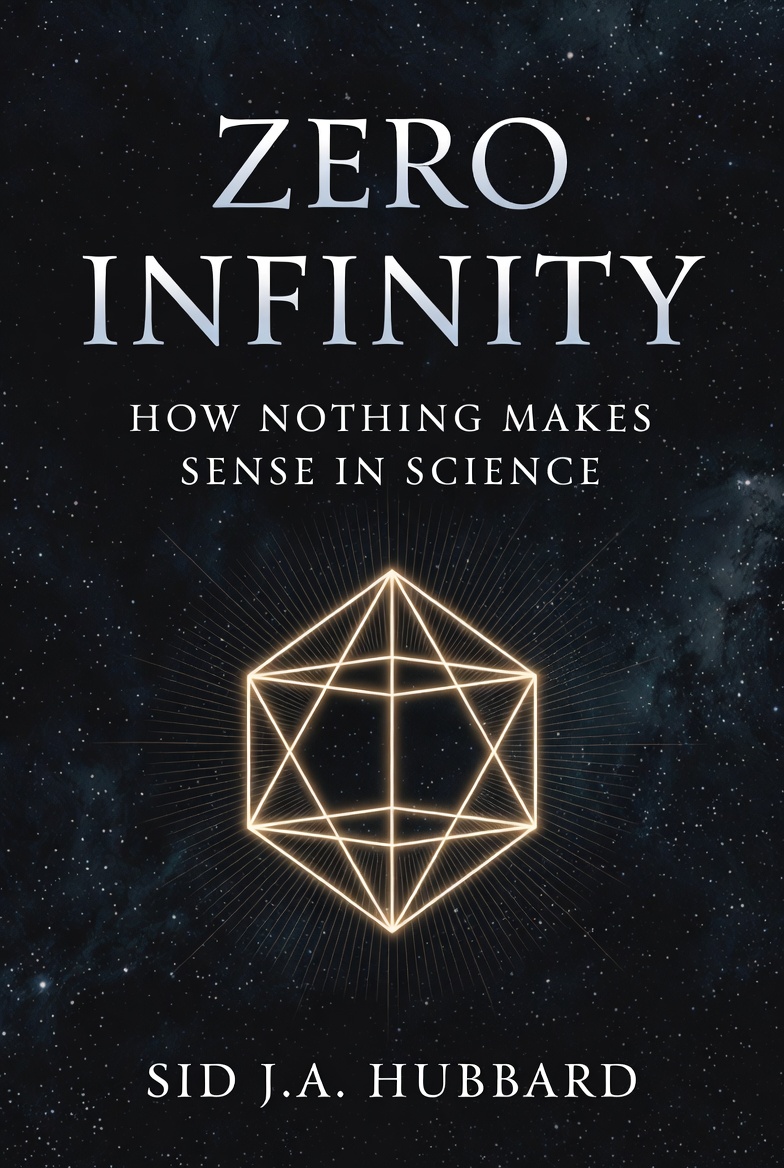 Zero Infinity: How Nothing Makes Sense in Science by Sid J.A. Hubbard book cover.